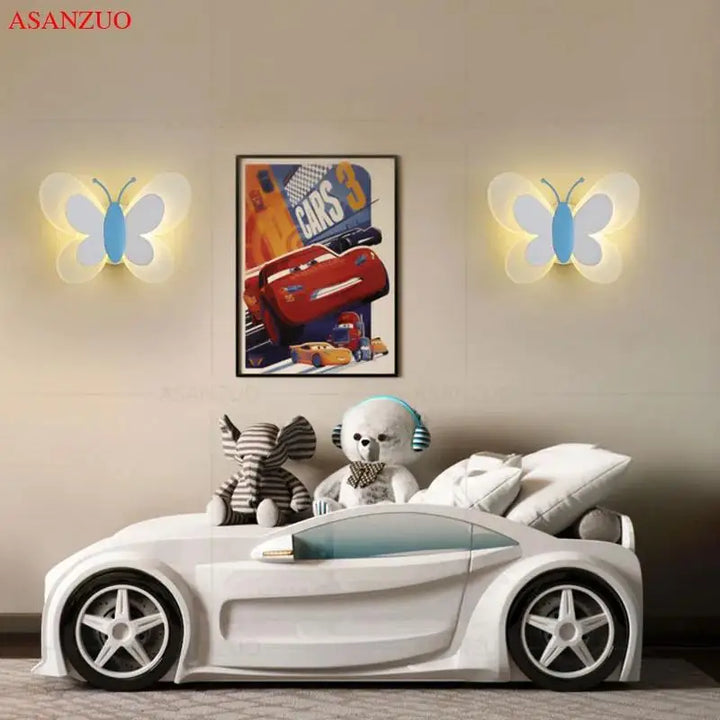 ButterflyGlow – LED Vegglampe i Sommerfugl Design for Rommet Luvikno