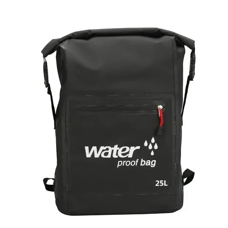 Luvikno | Vanntett Ryggsekk AquaDryX 25L | Flytende Tørrsekk | Rulltop & Pustende | Ideell for Kajakkpadling, Fotturer & Utendørs