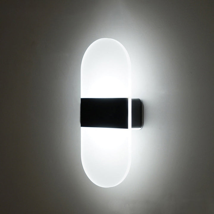 Glass vegglampe | Luvikno