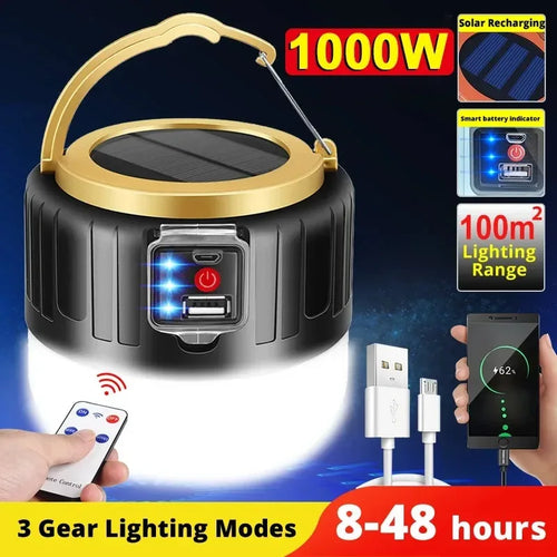 Oppladbar Camping Lantern | Luvikno