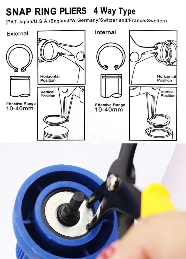 2in1 Snap Ring Tang Verktøy | Luvikno