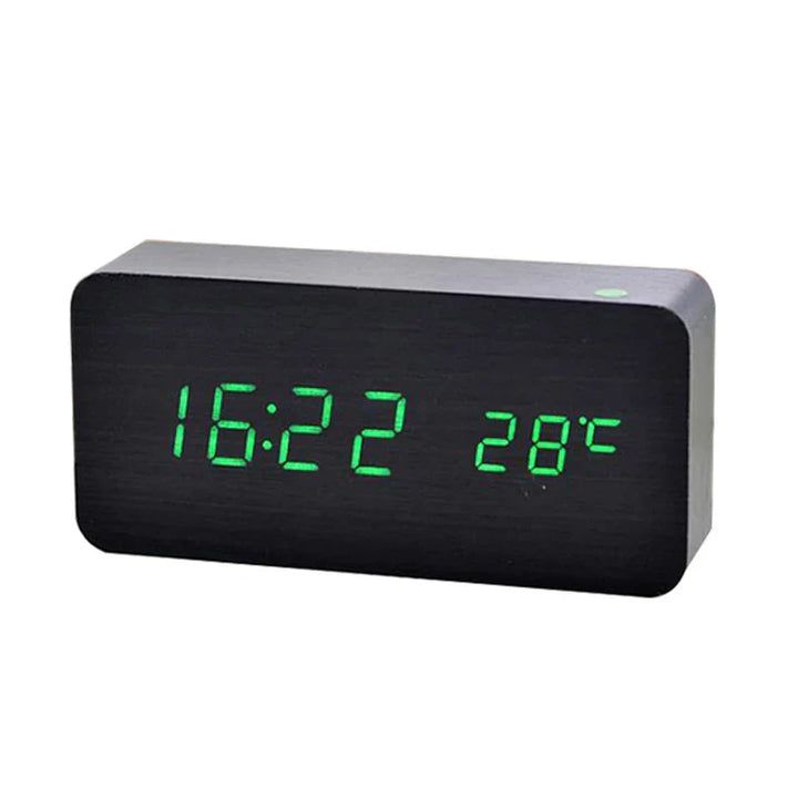 WoodTime – Naturlig Tre Digital Klokke Luvikno