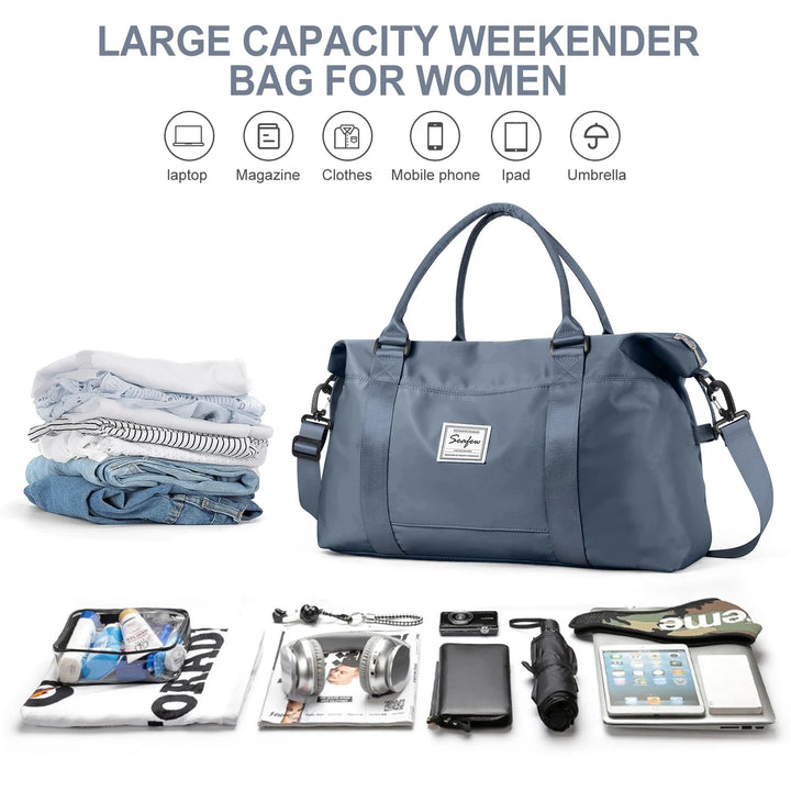Luvikno | Aerovigo Reisebag Håndbagasje 40x20x25 | Stor Kapasitet | Helgetaske for Korte Turer | Flygodkjent Kabinbag