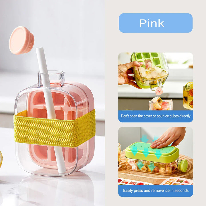 One Touch Ice Maker Beverage Bottle | Luvikno