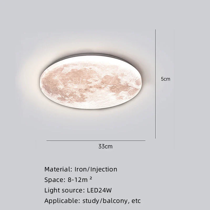 Måneoverflate Kunstnerisk Moderne Taklampe | Luvikno