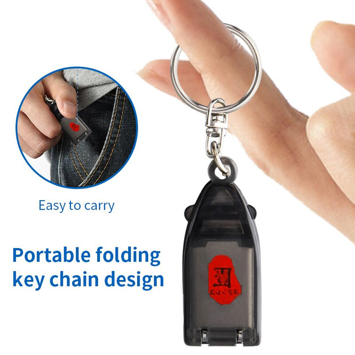 Stainless Steel Nail Clipper Keychain | Luvikno