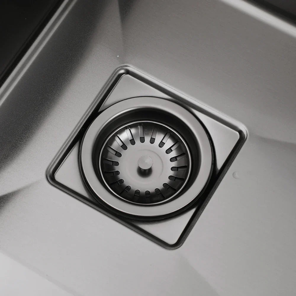 AquaGuard Rustfritt Stål Vaskestrainer med Luktfilter – Pop-Up Stopper & Anti-Blocking Kurv Luvikno