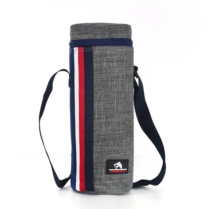 Luvikno | Cooltiva Isolert Flaskeveske 10×10×29 cm | Bærbar Kjølebag laget av Oxford-stoff | For Reiser, Sport og Utendørs