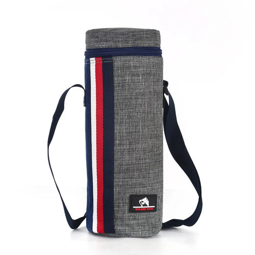 Luvikno | Cooltiva Isolert Flaskeveske 10×10×29 cm | Bærbar Kjølebag laget av Oxford-stoff | For Reiser, Sport og Utendørs