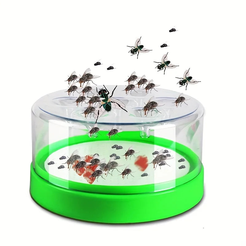 Luvikno | Fluefelle EcoTrap 7 | Gjenbrukbar & Giftfri | Uten Elektrisitet & Kjemikalier | Med 7 Innganger for Effektiv Fluekontroll