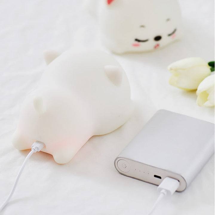 Mini Cat LED Touch Sensor Nattlampe | Luvikno