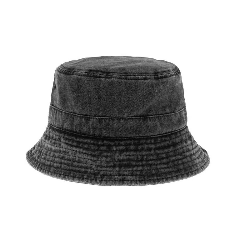 Allsidig Denim Buckethatt - Unisex, Faltbar & Stilig Luvikno