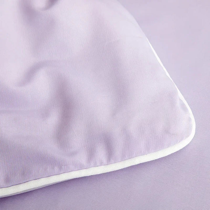 Air Condition Sommer Komforter — Ren Farge Is Silke Kjøleteppe, Lett & Glatt Twin/King Størrelse Quilt | Luvikno