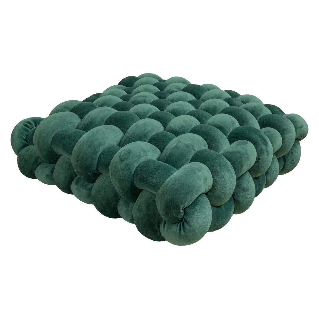 Chunky Woven Knot Cushion | Luvikno