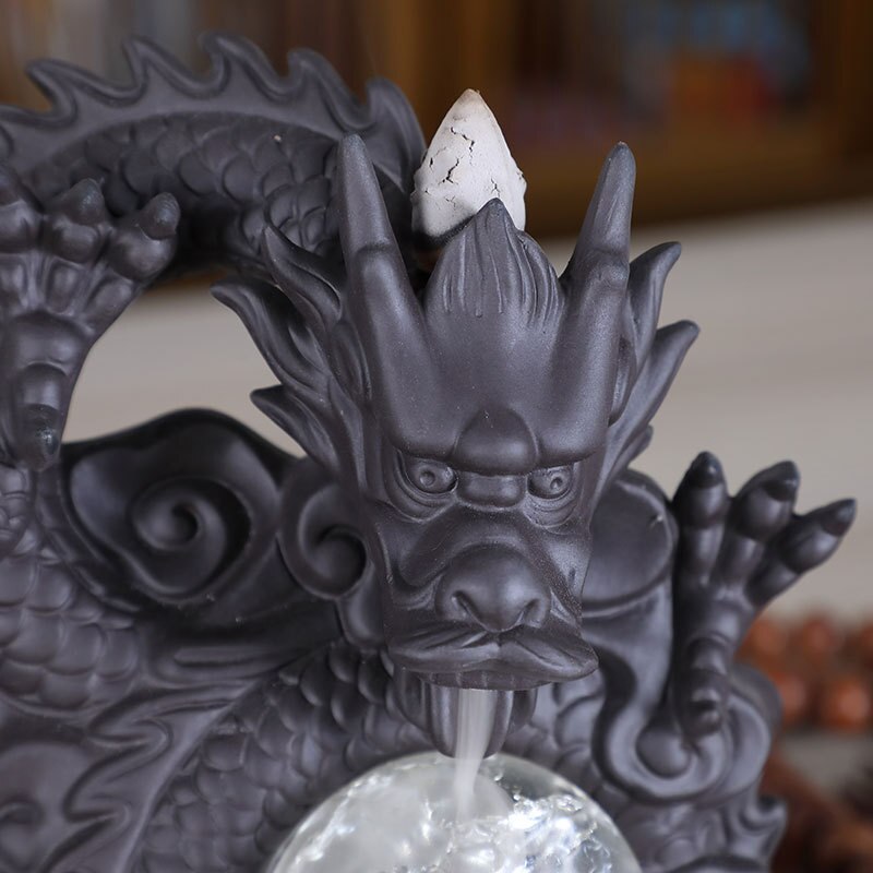 Mystic Dragon Lucky Clay Vannfall Brenner | Luvikno