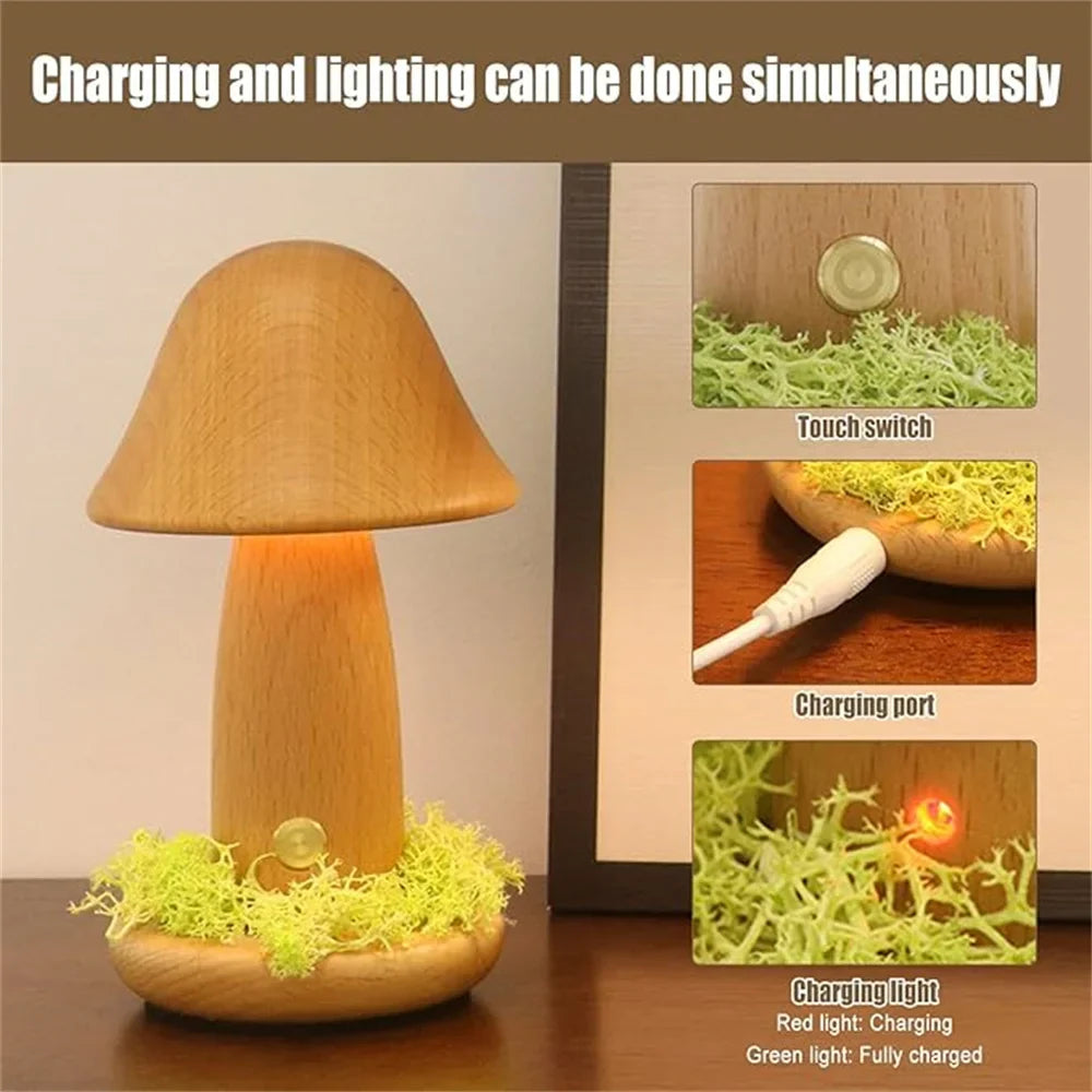 Fortryllet sopp lampe