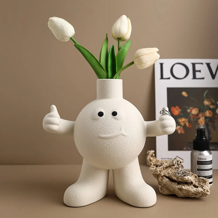 Karakter Keramikk vase | Luvikno