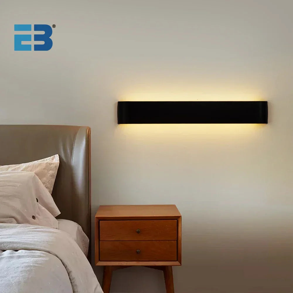 Luvikno | Moderne LED Vegglampe - Allsidig Belysningsløsning for Soverom, Kjøkken og Stue
