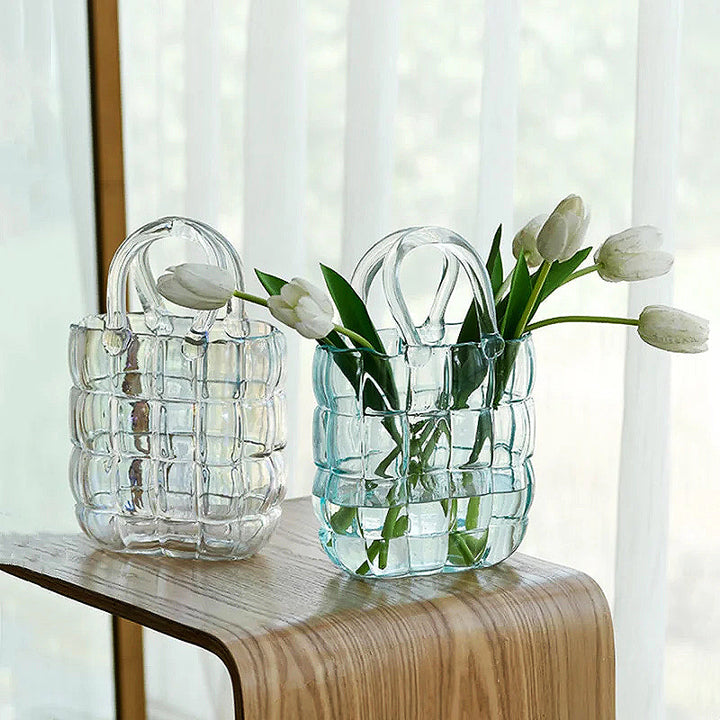 Glass Bag Vase | Luvikno