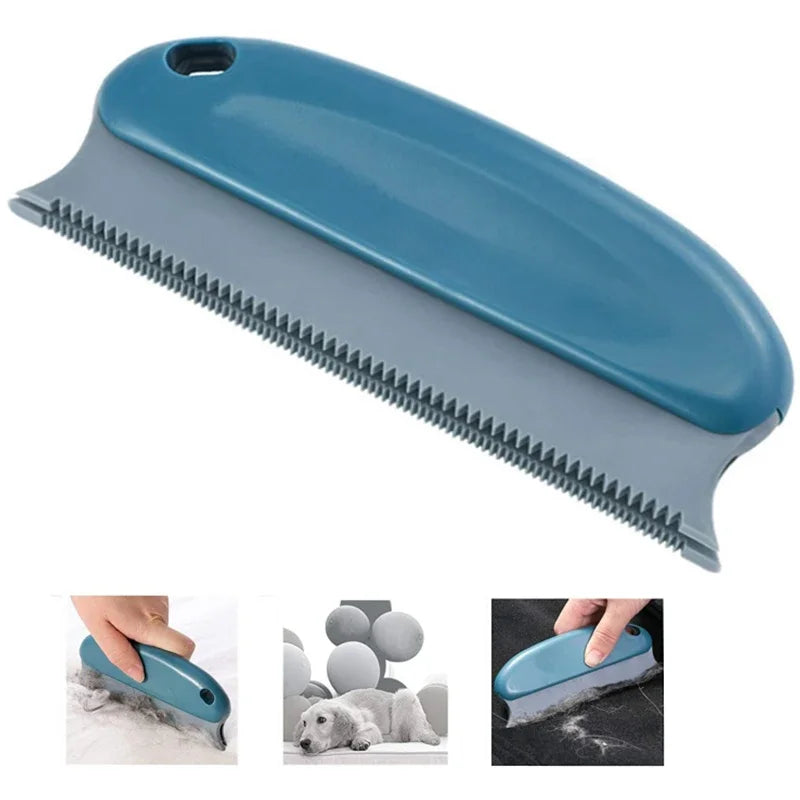 Luvikno | Fluffigob Fuzz & Pet Hair Remover Brush | 2-i-1 Rengjøring med Dobbel Kammstruktur | For Sofa, Klær, Teppe | 15 × 6 × 2 cm
