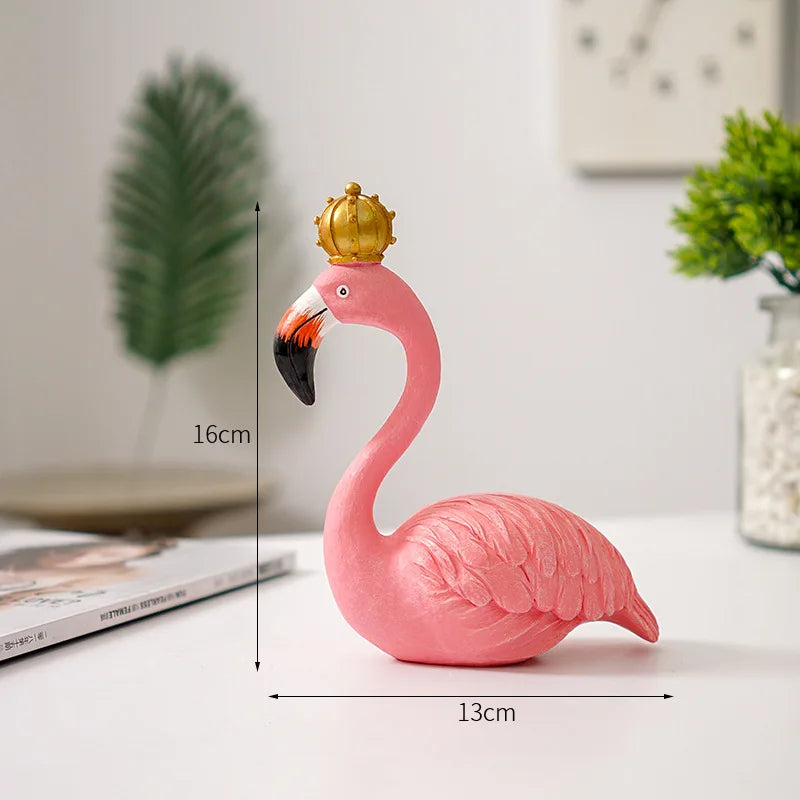 Flamora dekorativ flamingo figur – Eleganse og unik karakter for hjemmet Luvikno