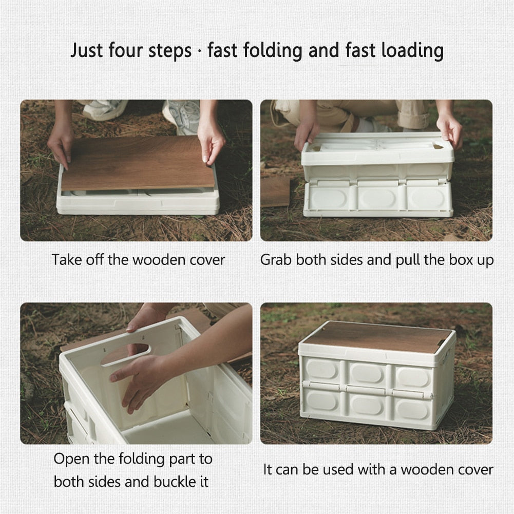 Foldbar Camping Oppbevaringsboks⁠ | Luvikno