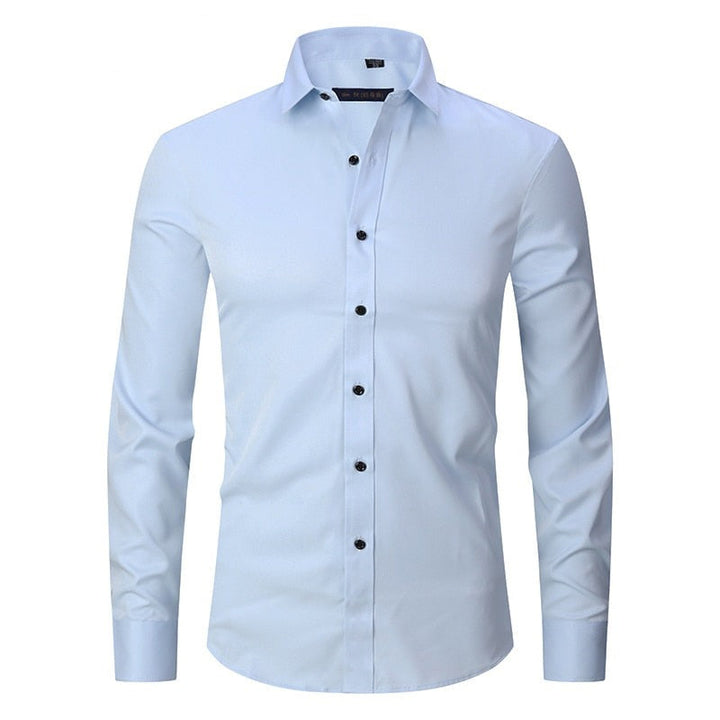 Luvik | Miehet Anti-Wrinkle Slim Fit pukeutua paita