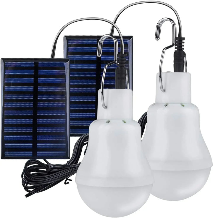Luvikno | Solar-LED lampe LumiCamp Pro | Oppladbar via USB & Solenergi | Vanntett IP55 | Bærbar nødbelysningsløsning med dimmefunksjon