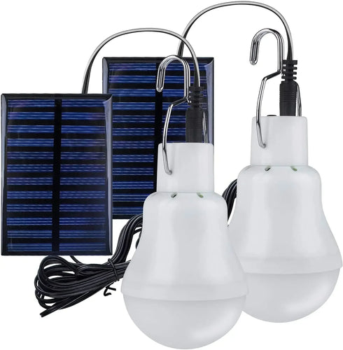 Luvikno | Solar-LED lampe LumiCamp Pro | Oppladbar via USB & Solenergi | Vanntett IP55 | Bærbar nødbelysningsløsning med dimmefunksjon