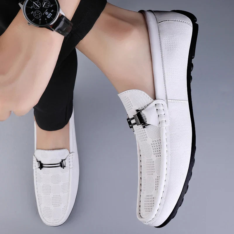 Luvik | Miesten loafers aidosta nahasta