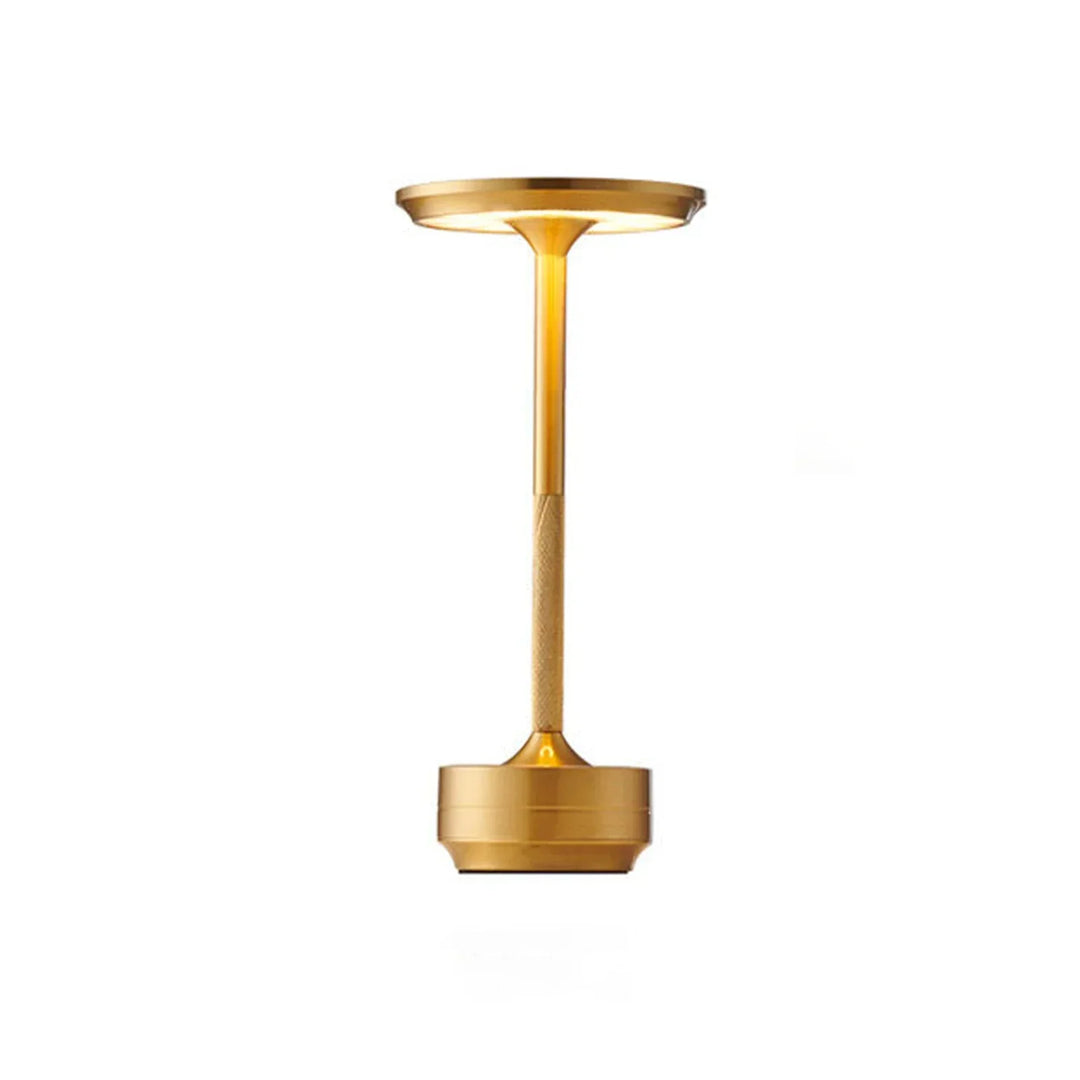 Luvikno | Trådløs oppladbar moderne aura bordlampe med berøringskontroller | Trådløs LED-lampe for moderne sidebord og kontorpulter | Minimalistisk bordlampe