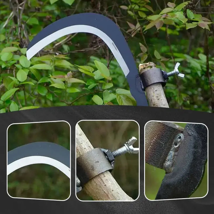 Sterk Stål Gressklipping Skarp Multi-Purpose Sigdhode | Luvikno