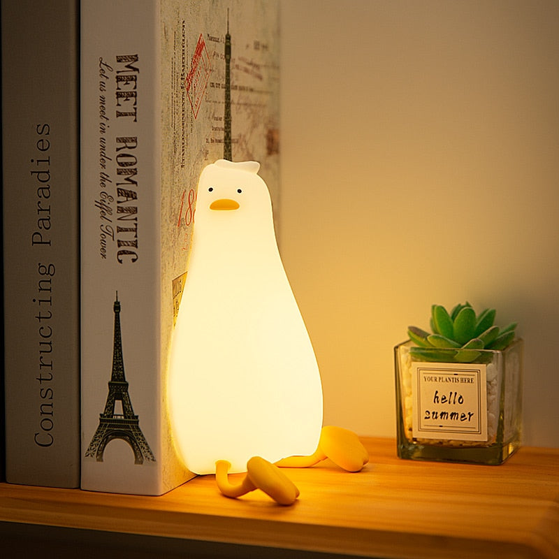 Lazy Flat Duck Atmosfære Nattlampe | Luvikno