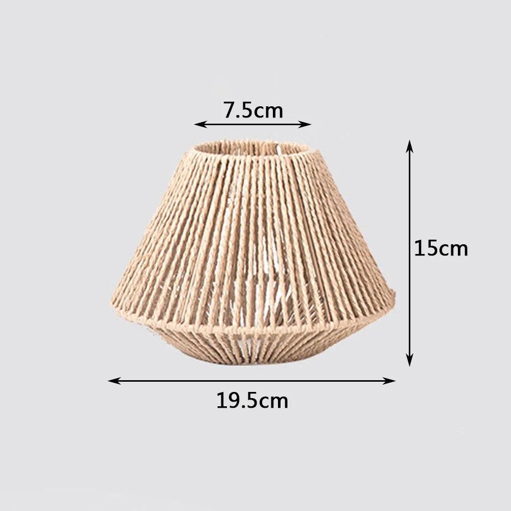 Luvikno | Rattan Pendellampe - Elegant Rattan Pendellampe med Geometrisk Design for Atmosfærisk Belysning