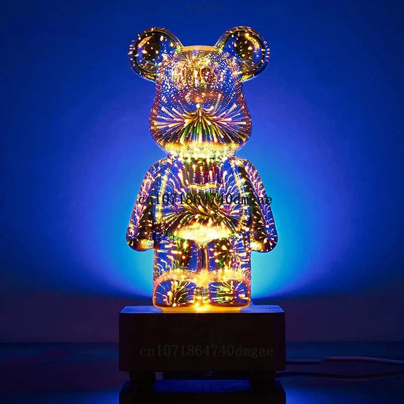 Magisk 3D Fyrverkeri Prosjektør Stemningslampe - StarBear | Luvikno