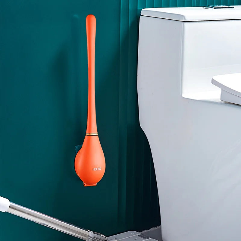 SumiClean - Slim silikon toalettbørste for badet ditt Luvikno