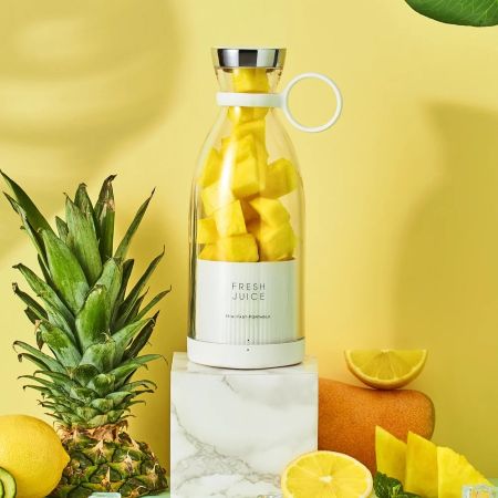 Bærbar Elektrisk Trådløs Juicer Blender – 350ML Reisevennlig Smoothie Maker Luvikno