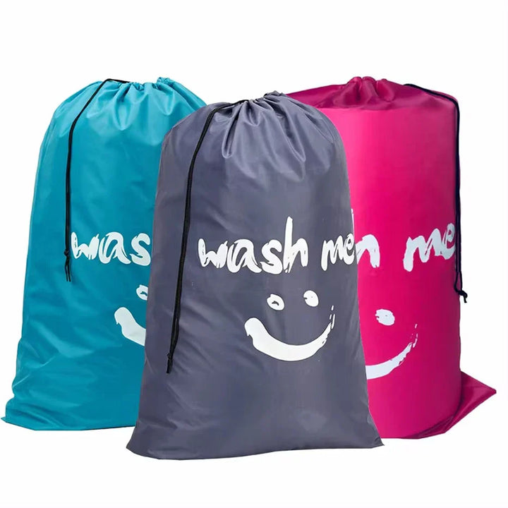 Luvikno | WashiBag Vaskepose | "Vask Meg" Design | Large & Rivestyrk | For Reiser, Studenter & Hjem