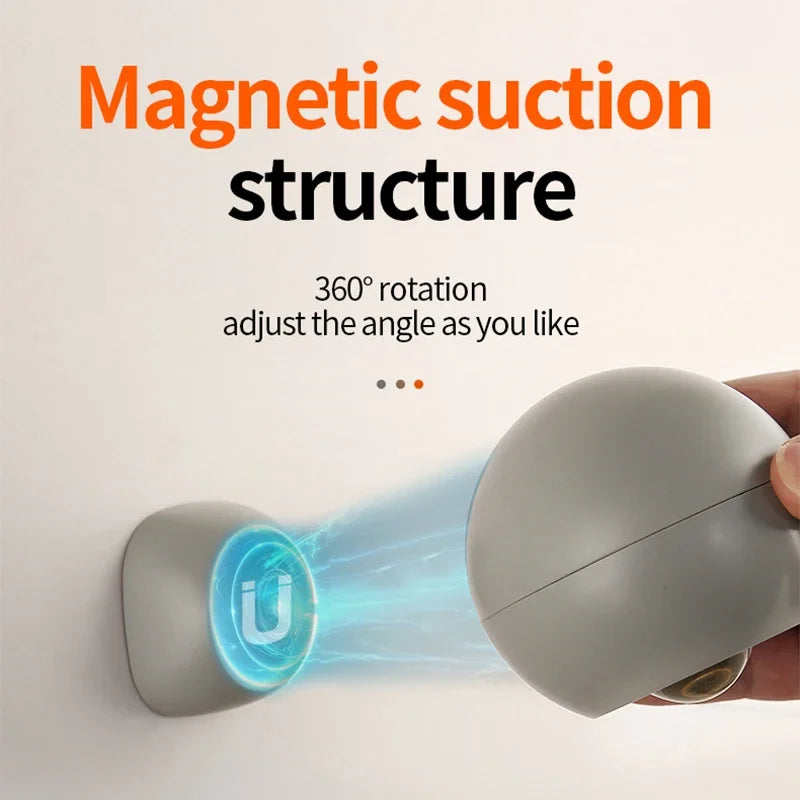 Roterende Mini Magnetisk Oppladbar Vegglampe | Luvikno