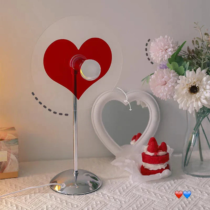 LoveLight – Hjerteformet LED-lampe for romantisk belysning Luvikno