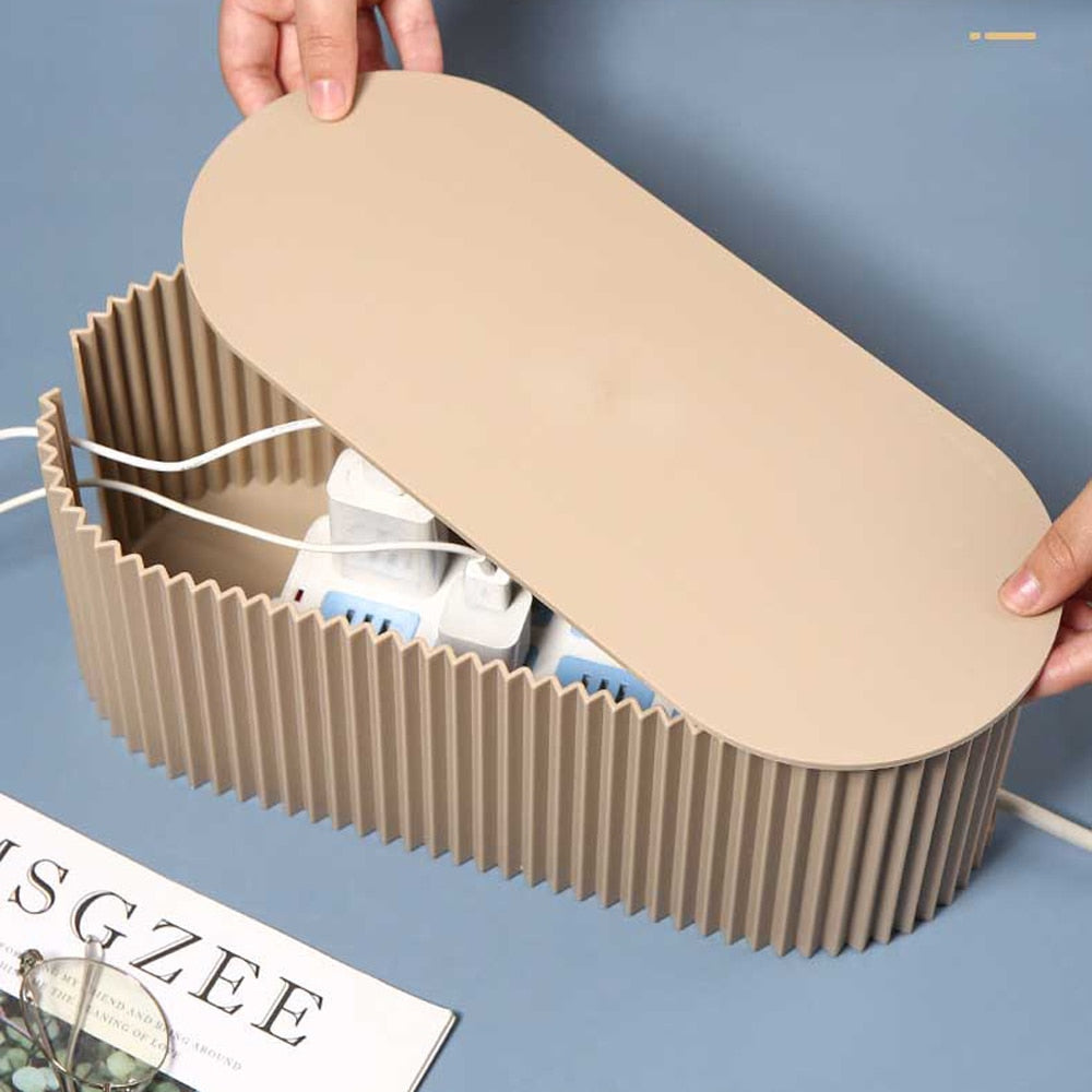 StorageMaster Box - Stilig Organizer for Kabler og Adaptere Luvikno