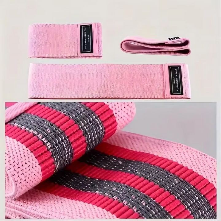 Elastiske motstandsband for styrke-, yoga- og pilatestreninger Luvikno