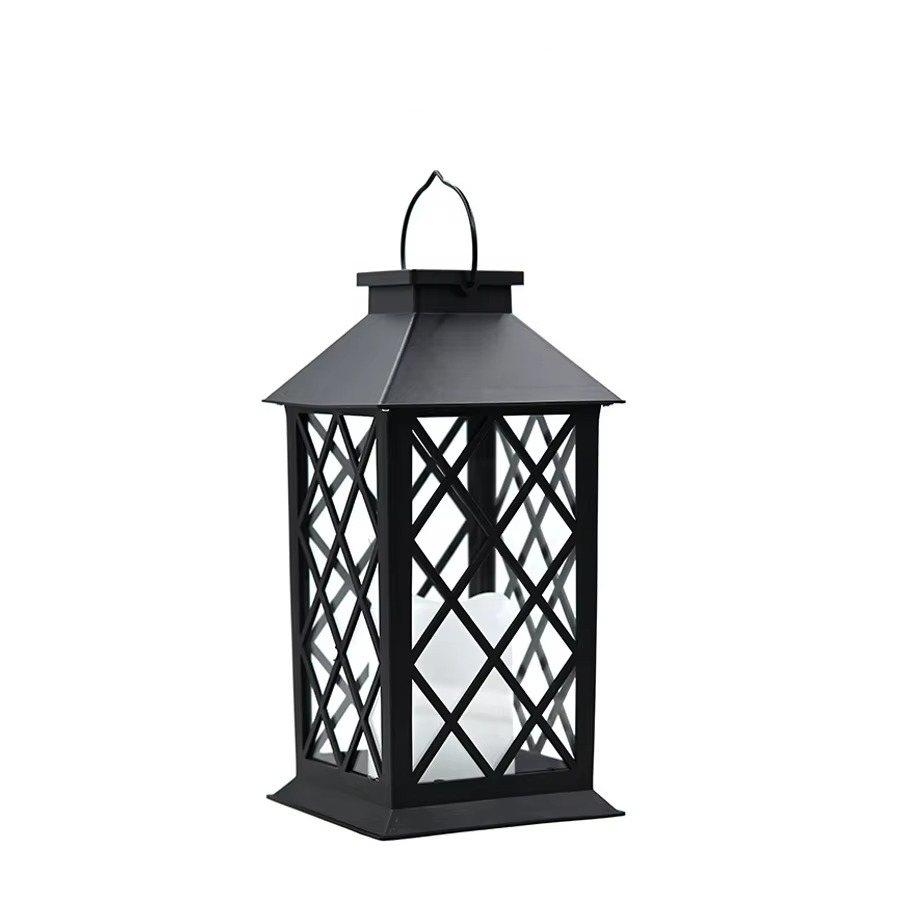 Elegant solcelledrevet hage-lanterne Luvikno