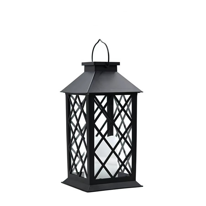Elegant solcelledrevet hage-lanterne Luvikno