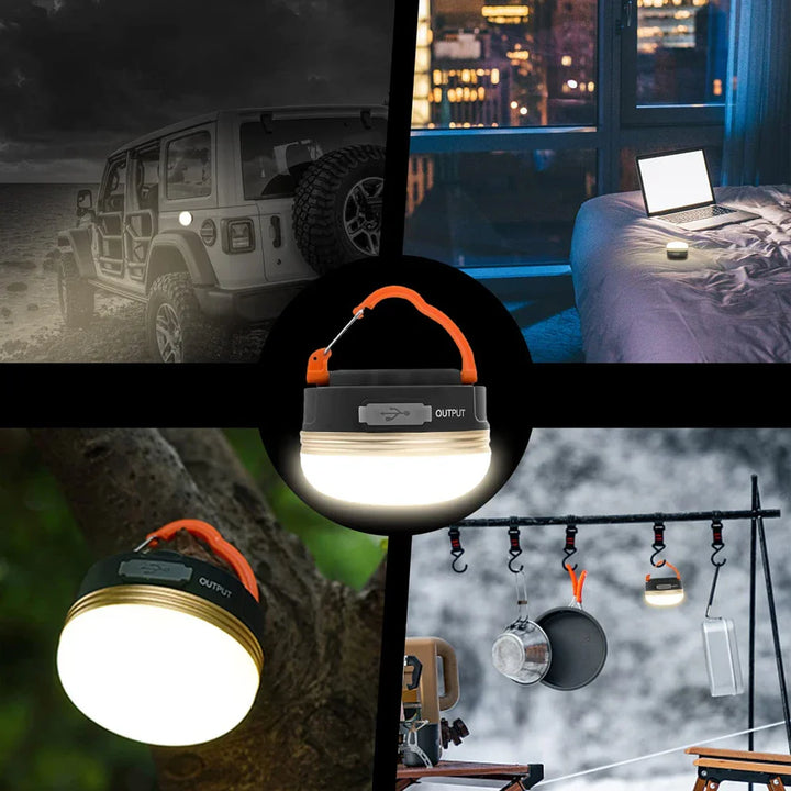 Praktisk Camping Magnetisk LED Oppladbar Lys | Luvikno