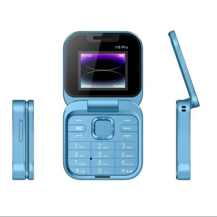 Stor skjerm høyvolum fliptelefon med dual SIM og lang standby Luvikno