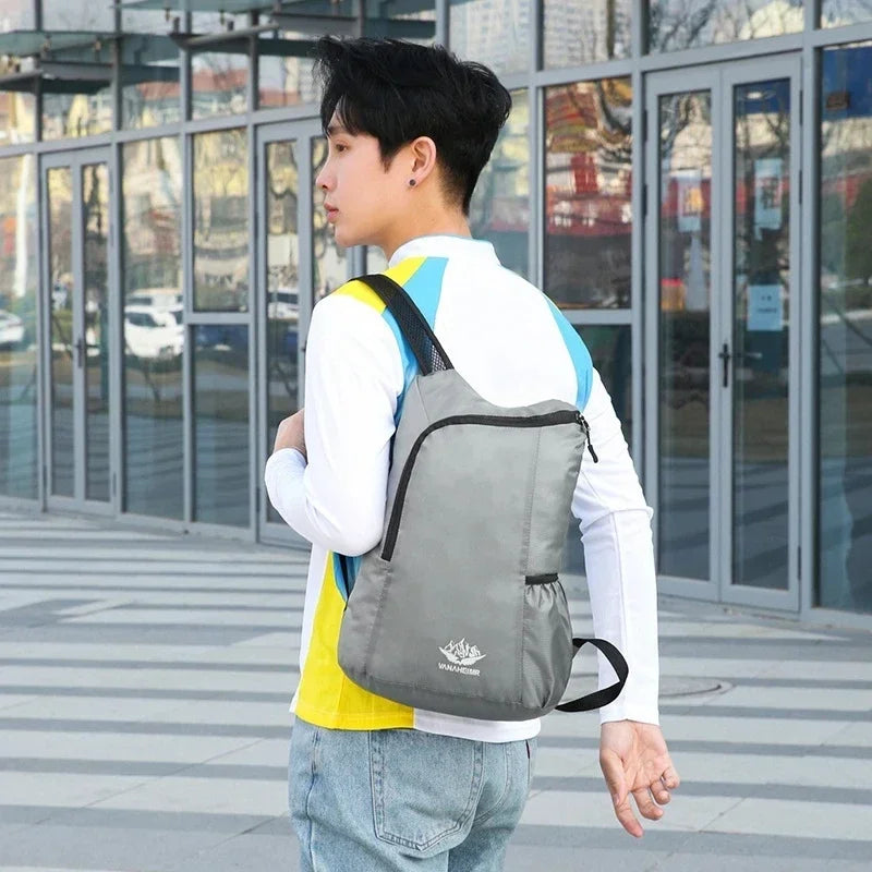 Luvikno | PackFold Air | Sammenleggbart ryggsekk 20L | Ultra-lett & vanntett | Kompakt lagring | For reise, fotturer & hverdagsbruk
