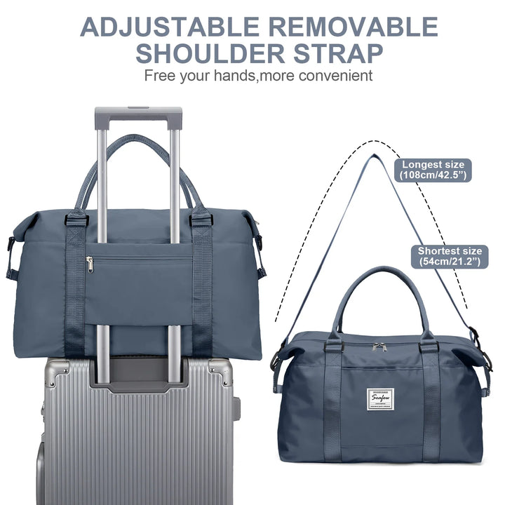 Luvikno | Aerovigo Reisebag Håndbagasje 40x20x25 | Stor Kapasitet | Helgetaske for Korte Turer | Flygodkjent Kabinbag