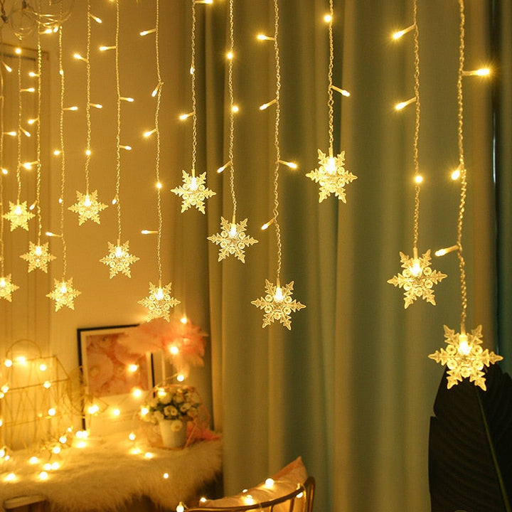 LED Fairy Snøfnugg Lys | Luvikno