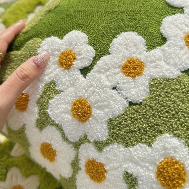 Blomsterhage Broderi Putetrekk | Luvikno